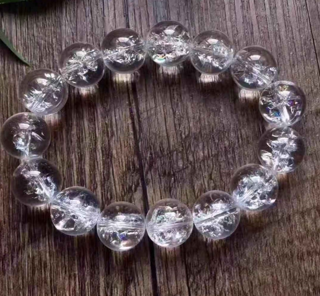 Hymalayan white crystal bracelet